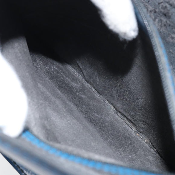 LOUIS VUITTON Epi Sac Plat Hand Bag Blue M52075 LV Auth 169982