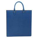 LOUIS VUITTON Epi Sac Plat Hand Bag Blue M52075 LV Auth 169982-2