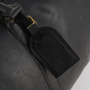 LOUIS VUITTON Epi Keepall 50 Boston Bag Black M42962 LV Auth 169987-19