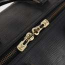 LOUIS VUITTON Epi Keepall 50 Boston Bag Black M42962 LV Auth 169987-20