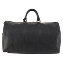 LOUIS VUITTON Epi Keepall 50 Boston Bag Black M42962 LV Auth 169987-2