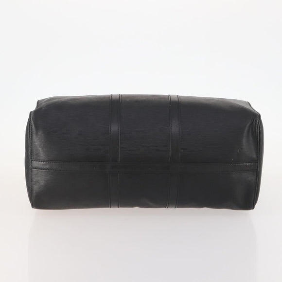 LOUIS VUITTON Epi Keepall 50 Boston Bag Black M42962 LV Auth 169987