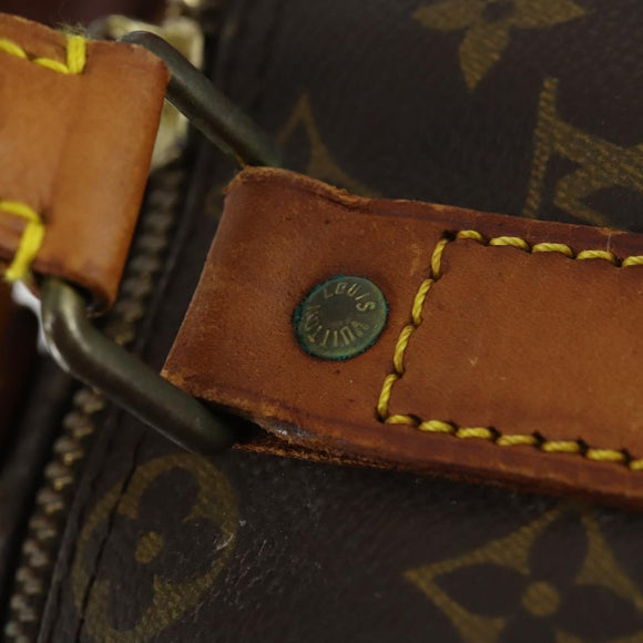 LOUIS VUITTON Monogram Keepall Bandouliere 45 Boston Bag M41418 LV Auth 169997