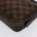 LOUIS VUITTON Damier Ebene Trousse Toilette 25 Clutch Bag N47624 LV Auth 170000A-16