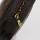 LOUIS VUITTON Damier Ebene Trousse Toilette 25 Clutch Bag N47624 LV Auth 170000A-8