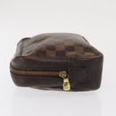 LOUIS VUITTON Damier Ebene Trousse Toilette 25 Clutch Bag N47624 LV Auth 170000A-4