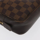 LOUIS VUITTON Damier Ebene Trousse Toilette 25 Clutch Bag N47624 LV Auth 170000A-7