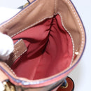 LOUIS VUITTON Monogram Empreinte Flat Bag Brown M40369 LV Auth 170001SAM-21