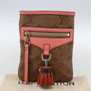 LOUIS VUITTON Monogram Empreinte Flat Bag Brown M40369 LV Auth 170001SAM-12