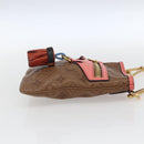 LOUIS VUITTON Monogram Empreinte Flat Bag Brown M40369 LV Auth 170001SAM-4