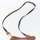 LOUIS VUITTON Monogram Empreinte Flat Bag Brown M40369 LV Auth 170001SAM-8