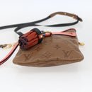 LOUIS VUITTON Monogram Empreinte Flat Bag Brown M40369 LV Auth 170001SAM-5
