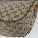 GUCCI GG Supreme Web Sherry Line Bag PVC Beige Gold 89 02 032 Auth 170002-15