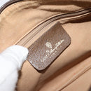 GUCCI GG Supreme Web Sherry Line Bag PVC Beige Gold 89 02 032 Auth 170002-18