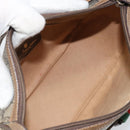 GUCCI GG Supreme Web Sherry Line Bag PVC Beige Gold 89 02 032 Auth 170002-11