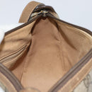 GUCCI GG Supreme Web Sherry Line Bag PVC Beige Gold 89 02 032 Auth 170002-19