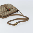GUCCI GG Supreme Web Sherry Line Bag PVC Beige Gold 89 02 032 Auth 170002-7
