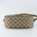 GUCCI GG Supreme Web Sherry Line Bag PVC Beige Gold 89 02 032 Auth 170002-5
