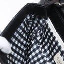 CHANEL COCO Mark Chain Shoulder Bag Patent leather Black Silver CC Auth 170006-22