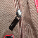 Salvatore Ferragamo Tote Bag Patent leather Red Silver Auth 170007-11