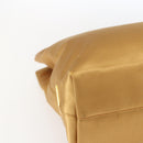 PRADA Kettenhandtasche Satin Gold Auth 170010-14