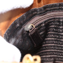 PRADA Kettenhandtasche Satin Gold Auth 170010-18