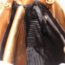 PRADA Kettenhandtasche Satin Gold Auth 170010-20