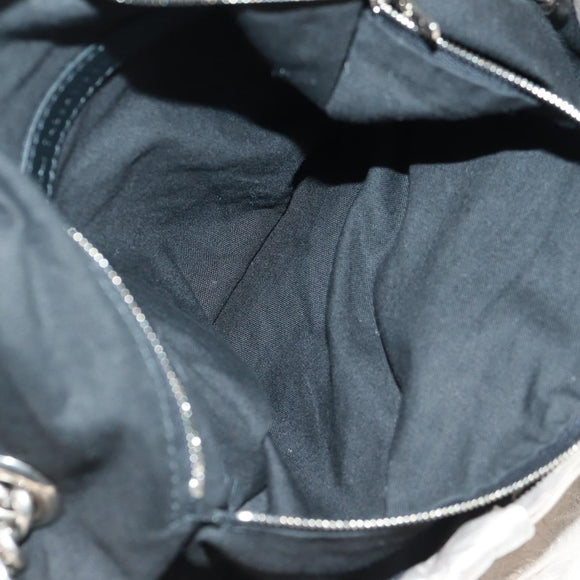 BALENCIAGA Crush Medium Chain Bag Leather Champagne Gold 742941 Auth 170011SAV