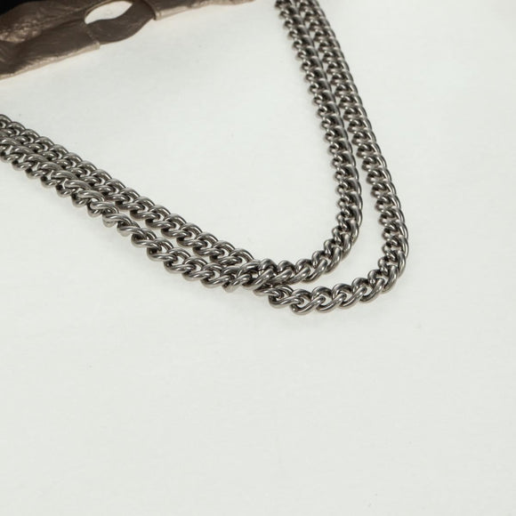 BALENCIAGA Crush Medium Chain Bag Leather Champagne Gold 742941 Auth 170011SAV