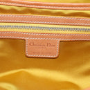 Christian Dior Trotter Canvas Romantic Chain Bag PVC Ivory Silver Auth 170012SAV-18