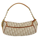 Christian Dior Trotter Canvas Romantic Chain Bag PVC Ivory Silver Auth 170012SAV-2