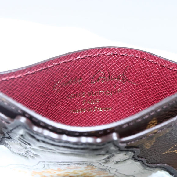 LOUIS VUITTON Catgram Porte Cartes Catnap Card Case M15155 LV Auth 170015SM