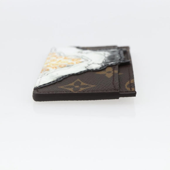 LOUIS VUITTON Catgram Porte Cartes Catnap Card Case M15155 LV Auth 170015SM