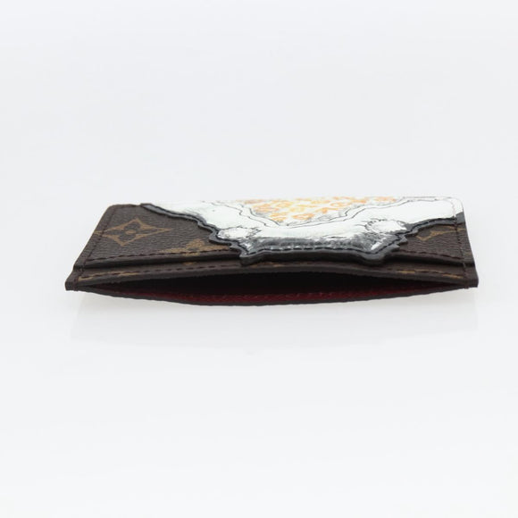 LOUIS VUITTON Catgram Porte Cartes Catnap Kartenetui M15155 LV Auth 170015SM