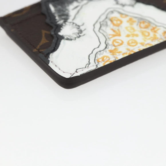 LOUIS VUITTON Catgram Porte Cartes Catnap Card Case M15155 LV Auth 170015SM