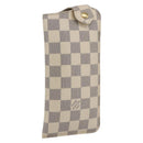 LOUIS VUITTON Damier Azur Etui A Lunettes MM Glasses Case N60025 LV Auth 170020V-1