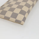 LOUIS VUITTON Damier Azur Etui A Lunettes MM Glasses Case N60025 LV Auth 170020V-10