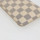 LOUIS VUITTON Damier Azur Etui A Lunettes MM Glasses Case N60025 LV Auth 170020V-11