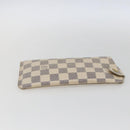 LOUIS VUITTON Damier Azur Etui A Lunettes MM Glasses Case N60025 LV Auth 170020V-5