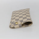 LOUIS VUITTON Damier Azur Etui A Lunettes MM Glasses Case N60025 LV Auth 170020V-6