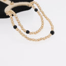 CHANEL Jacket Motif Brooch Velor Black CC Auth 170024V-7