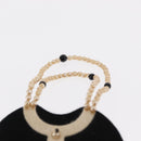 CHANEL Jacket Motif Brooch Velor Black CC Auth 170024V-14