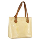 LOUIS VUITTON Monogram Vernis Houston Hand Bag Perle M91342 LV Auth 170050-1
