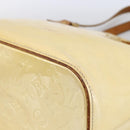 LOUIS VUITTON Monogram Vernis Houston Hand Bag Perle M91342 LV Auth 170050-10