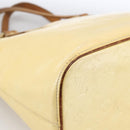 LOUIS VUITTON Monogram Vernis Houston Hand Bag Perle M91342 LV Auth 170050-11