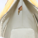 LOUIS VUITTON Monogram Vernis Houston Hand Bag Perle M91342 LV Auth 170050-17