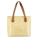 LOUIS VUITTON Monogram Vernis Houston Hand Bag Perle M91342 LV Auth 170050-3