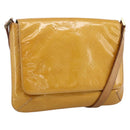 LOUIS VUITTON Monogram Vernis Thompson Street Bag Beige M91301 LV Auth 170059-1