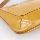 LOUIS VUITTON Monogram Vernis Thompson Street Bag Beige M91301 LV Auth 170059-16