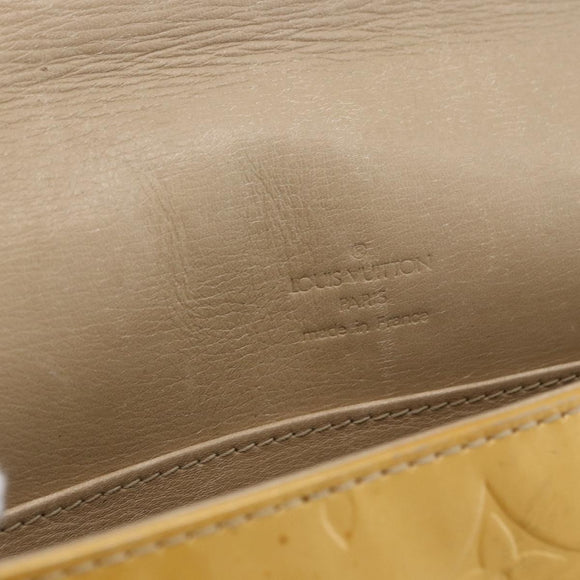 LOUIS VUITTON Monogram Vernis Thompson Street Bag Beige M91301 LV Auth 170059